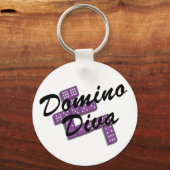 Domino T-shirts en Gifts. Sleutelhanger (Voorkant)