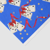 Domino Thema Cadeauverpakking - Kerstmis Tissuepapier (Detail)