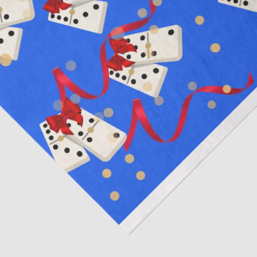 Domino Thema Cadeauverpakking - Kerstmis Tissuepapier (Detail)