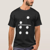 Domino Two Four Matching Halloween Gift Group Cost T-shirt (Voorkant)