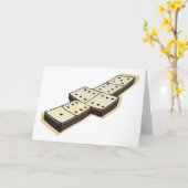 Domino Wenskaarten Kaart (Gele Bloem)