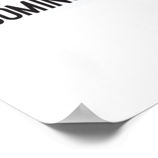 Domino Wizard Officieel Logo Poster (Hoek)