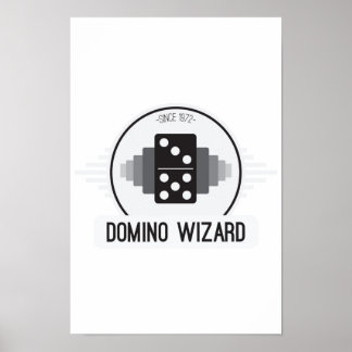 Domino Wizard Officieel Logo Poster