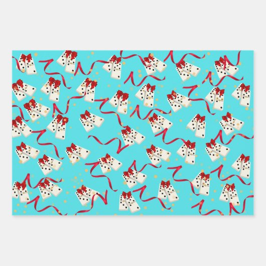 Domino Wrapping Sheets - Geassorteerd Inpakpapier Vel (Voorkant 2)