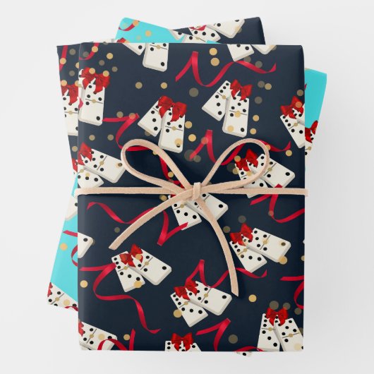 Domino Wrapping Sheets - Geassorteerd Inpakpapier Vel (In situ)