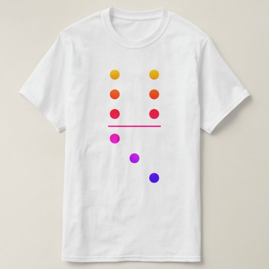 Dominoes 6-3 Group Costume T-shirt (Design voorkant)