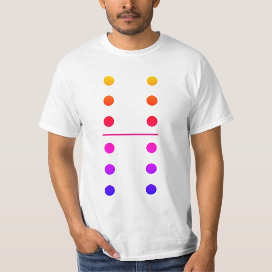 Dominoes 6-6 Group Costume T-shirt (Voorkant)