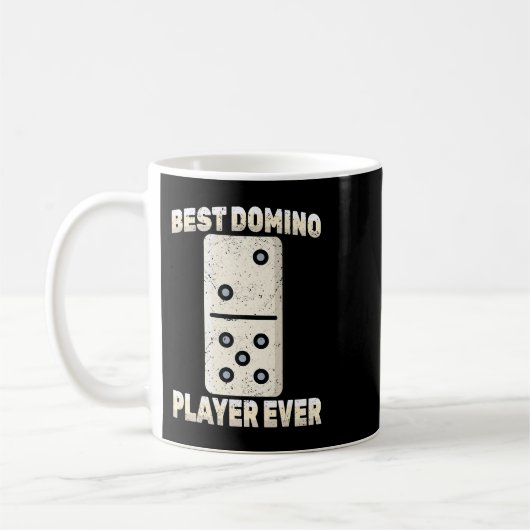 Dominoes beste domino speler ooit toernooi spel koffiemok (Links)