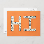 Dominoes Briefkaart 001 (Voorkant / Achterkant)