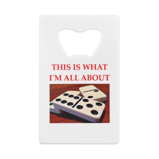 DOMINOES CREDITKAART FLESSENOPENER (Achterkant)