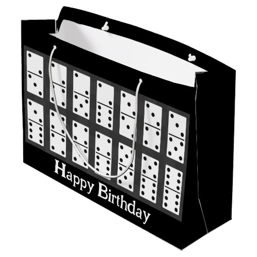 Dominoes Design Groot Cadeauzakje (Achterkant Gekanteld)