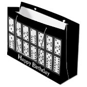 Dominoes Design Groot Cadeauzakje (Voorkant Gekanteld)