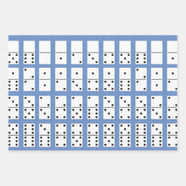 Dominoes Design Inpakpapier Vel