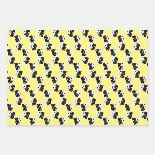 Dominoes Design Inpakpapier Vel (Voorkant 3)