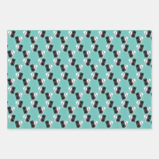 Dominoes Design Inpakpapier Vel (Voorkant)