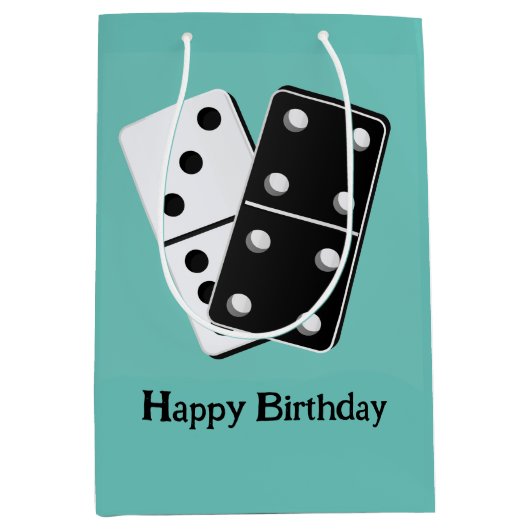 Dominoes Design Medium Cadeauzakje (Voorkant)