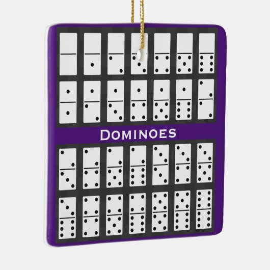 Dominoes Design Ornament (Rechts)