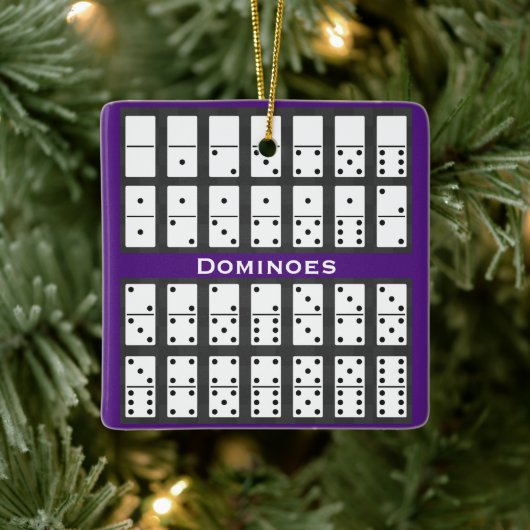 Dominoes Design Ornament (Boom)