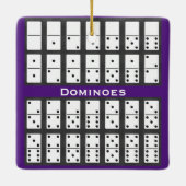 Dominoes Design Ornament (Achterkant)