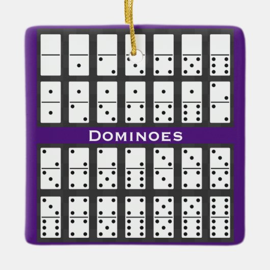 Dominoes Design Ornament (Voorkant)