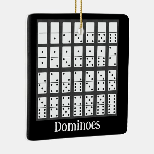 Dominoes Design Ornament (Rechts)