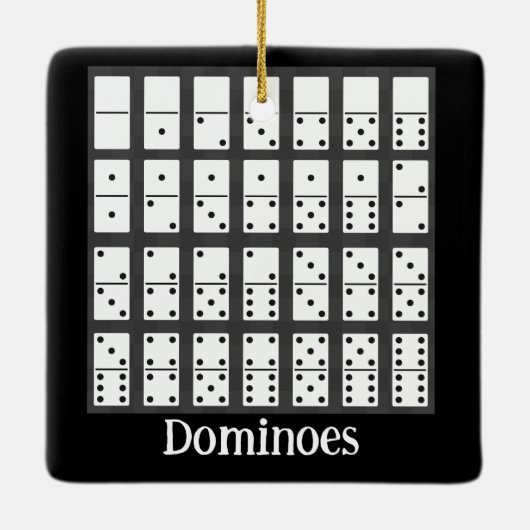 Dominoes Design Ornament (Achterkant)