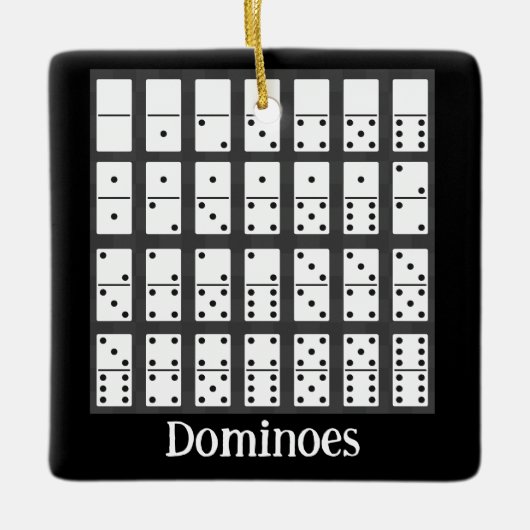 Dominoes Design Ornament (Voorkant)