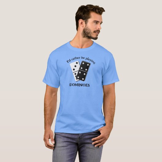 Dominoes Design T-shirt T-shirt (Voorkant volledig)