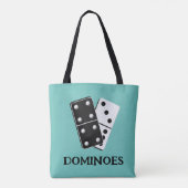 Dominoes Design Tote Bag (Achterkant)