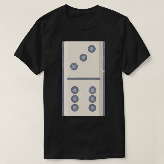 Dominoes Domino Effect Domino Tegels Retro Board G T-shirt (Design voorkant)