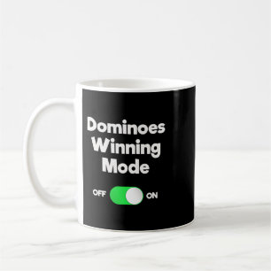 Dominoes Grappige Dominoes Speler Winnende Wijze Koffiemok