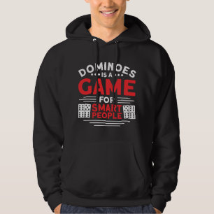 Dominoes is een spel voor slimme mensen Mexicaanse Hoodie