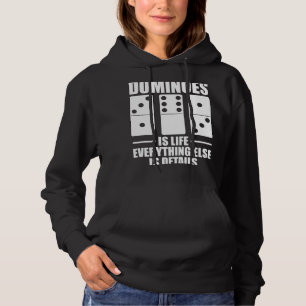 Dominoes is het leven al het andere is details Dom Hoodie