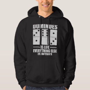 Dominoes is het leven al het andere is details Dom Hoodie