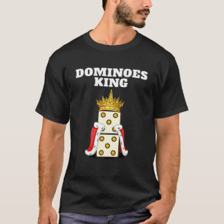 Dominoes King | Mannen Dominosen Player | Boys Dom T-shirt