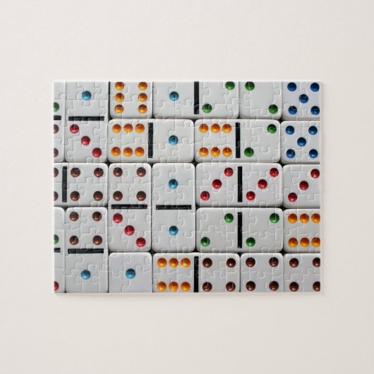 Dominoes puzzle legpuzzel (Horizontaal)