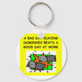 DOMINOES-speler Sleutelhanger (Voorkant)