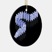 Dominoes Tegels Domino Player Dominoes Lover Strat Keramisch Ornament (Rechts)