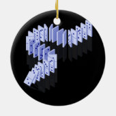 Dominoes Tegels Domino Player Dominoes Lover Strat Keramisch Ornament (Achterkant)