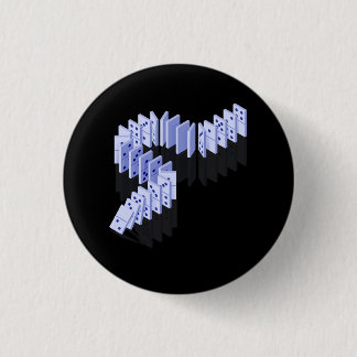 Dominoes Tegels Domino Player Dominoes Lover Strat Ronde Button 3,2 Cm