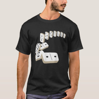 Dominoes Tegels Domino Speler Dominoes Lover T-shirt