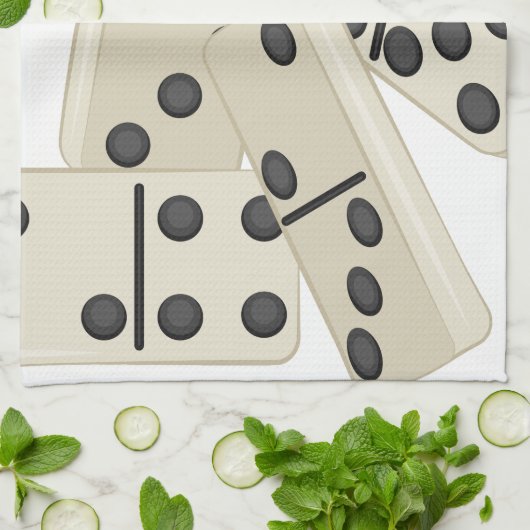 Dominoes Theedoek (Gevouwen)