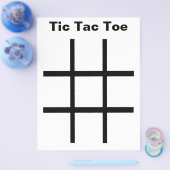 Dominoes-Tic Tac Toe LABEL Grid (2-inch koelkasten Flyer (Enkel)