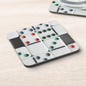 Dominoes Tile Foto Bier Onderzetter (Linkerzijde)