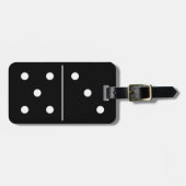 Dominos Game Piece Bagagelabel (Voorkant horizontaal)