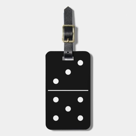 Dominos Game Piece Bagagelabel (Voorkant verticaal)