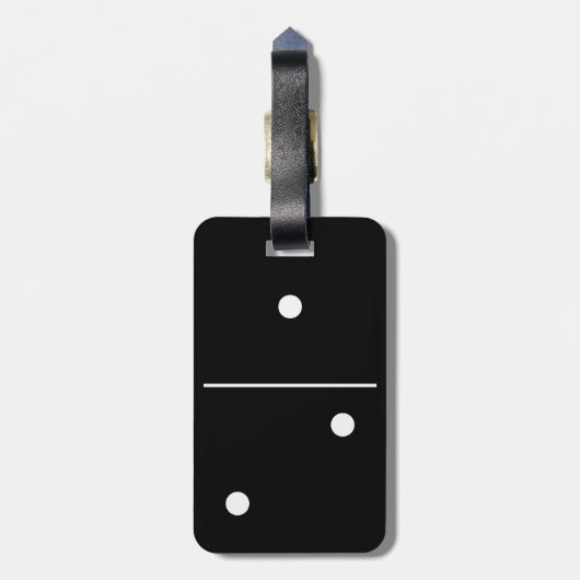 Dominos Game Piece Bagagelabel (Achterkant verticaal)