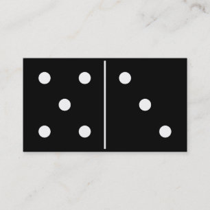 Dominos Game Piece Visitekaartje