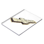 Dominos Game Spiral-laptop Notitieboek (Linkerzijde)