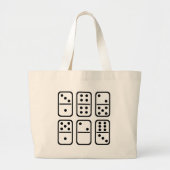 Dominos Grote Tote Bag (Voorkant)
